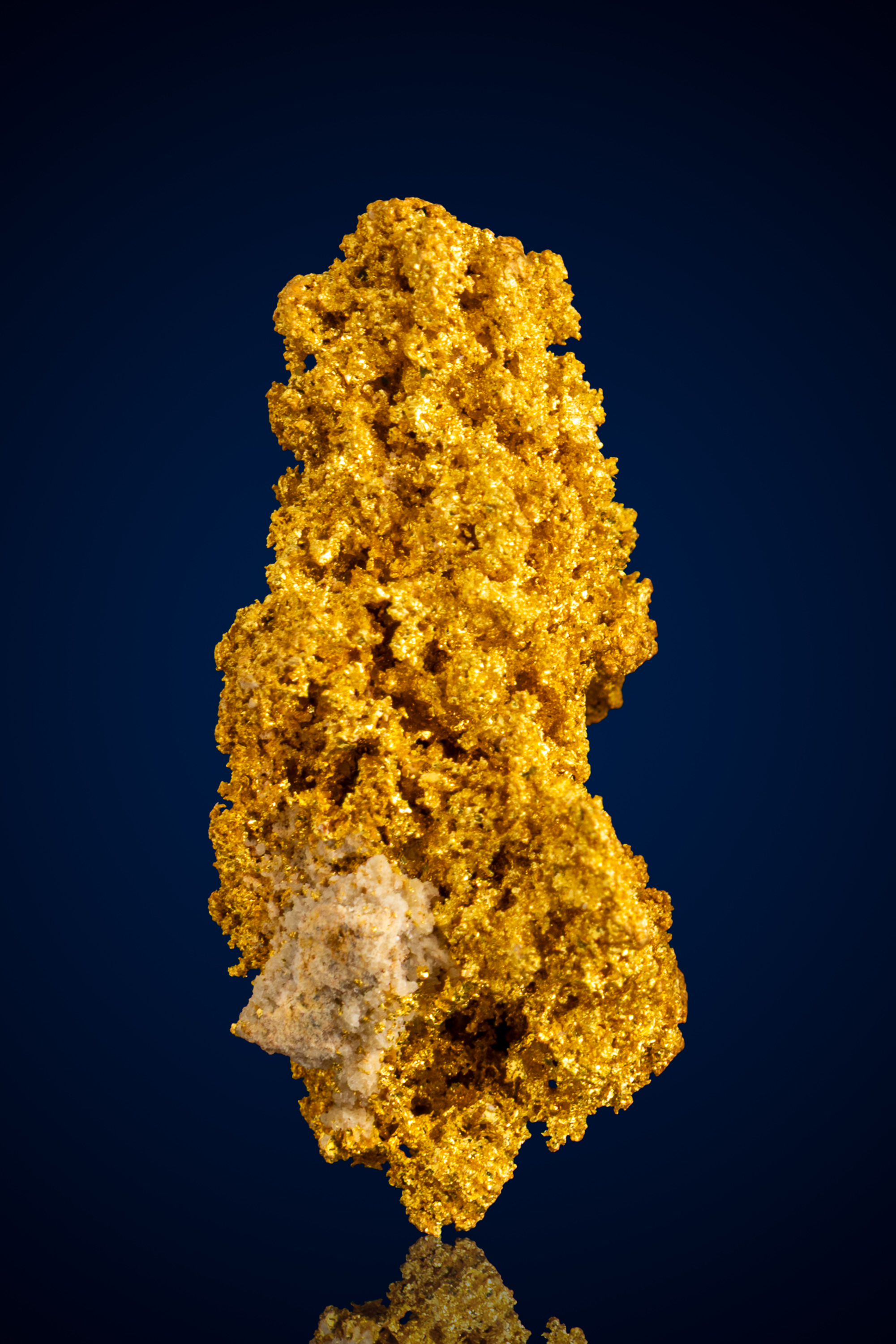 (image for) Vibrant, Textured Natural Gold Nugget with Quartz - Central Valley, MT - 8.49 grams
